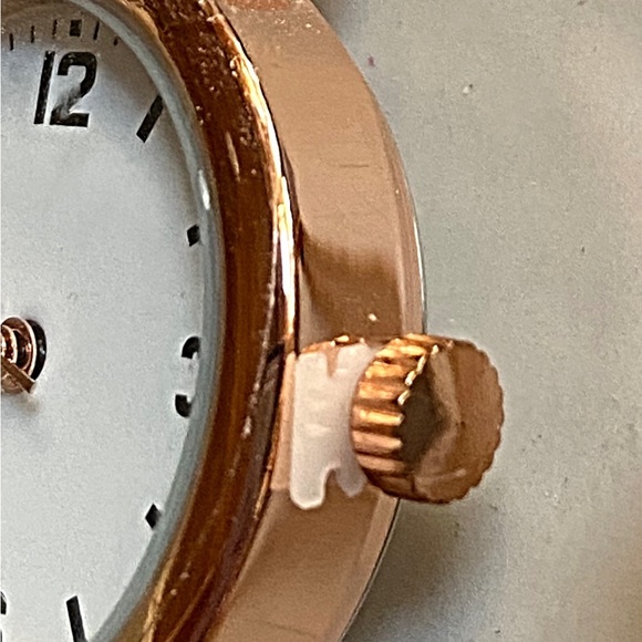 🆕 TCK - Rose Quartz Watch with Rhinestone Bangle - Picture 3 of 4